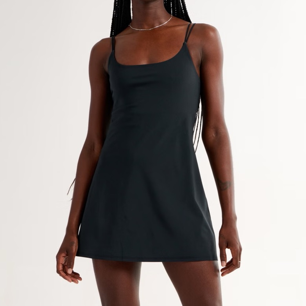 Abercrombie Traveler Mini Dress Onyx Small Tall